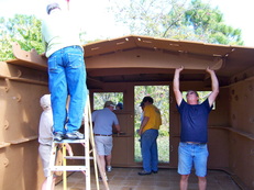 Shelter In A Day, disaster relief house, disaster relief housing, disaster recovery house, disaster recovery housing, emergency disaster relief house, emergency disaster relief housing, emergency housing, Frank Schooley, Haiti house, house for Haiti, Terrapeg